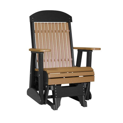 LuxCraft 2′ Classic Glider Chair  Luxcraft Cedar / Black  