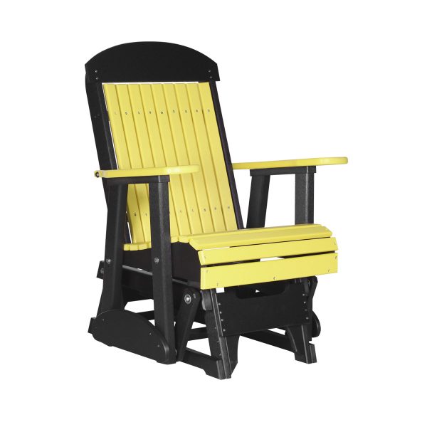 LuxCraft 2′ Classic Glider Chair  Luxcraft Yellow / Black  