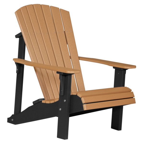 LuxCraft Deluxe Adirondack Chair  Luxcraft Cedar / Black  