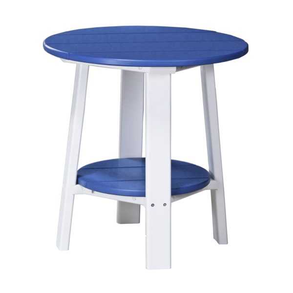 LuxCraft  Deluxe End Table  Luxcraft Blue / White  