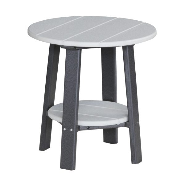 LuxCraft  Deluxe End Table  Luxcraft Dove Gray / Black  