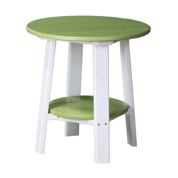 LuxCraft  Deluxe End Table  Luxcraft Lime Green / White  
