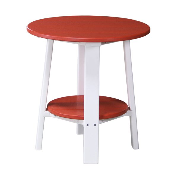 LuxCraft  Deluxe End Table  Luxcraft Red / White  
