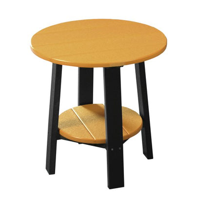 LuxCraft  Deluxe End Table  Luxcraft Tangerine / Black  