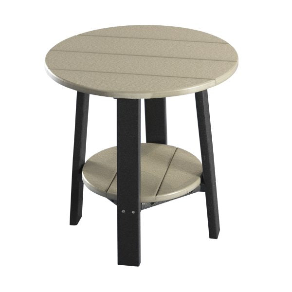 LuxCraft  Deluxe End Table  Luxcraft Weatherwood / Black  