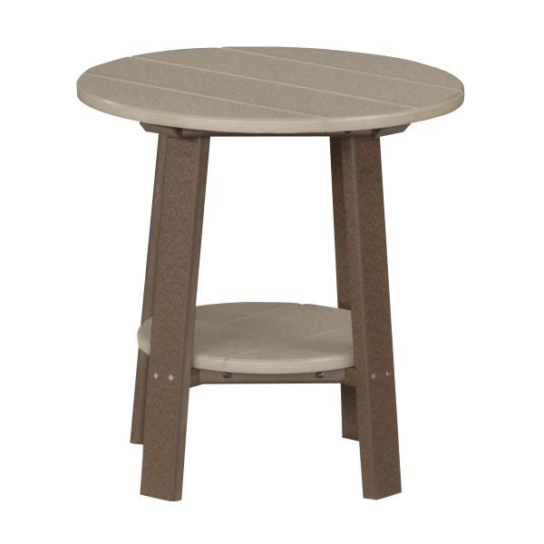 LuxCraft  Deluxe End Table  Luxcraft Weatherwood / Chestnut Brown  
