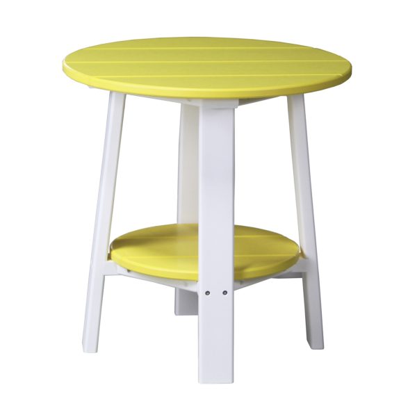 LuxCraft  Deluxe End Table  Luxcraft Yellow / White  