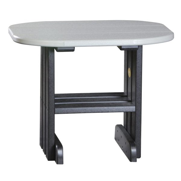 LuxCraft End Table  Luxcraft Dove Gray / Black  