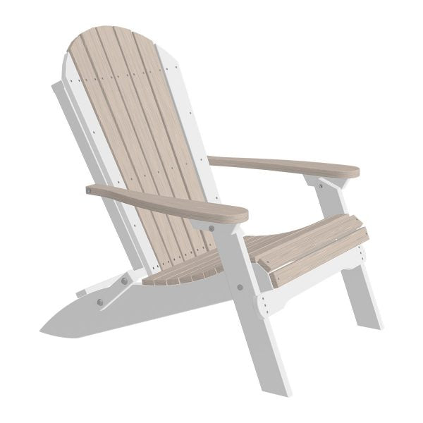 LuxCraft  Folding Adirondack Chair  Luxcraft Birch / White  