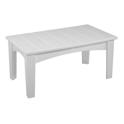 LuxCraft Island Coffee Table  Luxcraft White  
