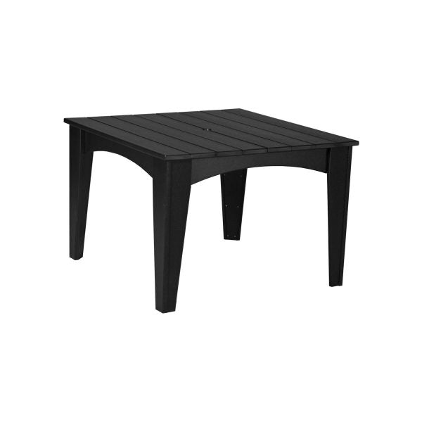 LuxCraft Island Dining Table (44″ Square)  Luxcraft Black  