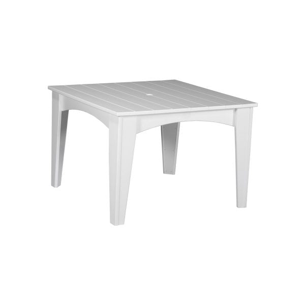 LuxCraft Island Dining Table (44″ Square)  Luxcraft White  