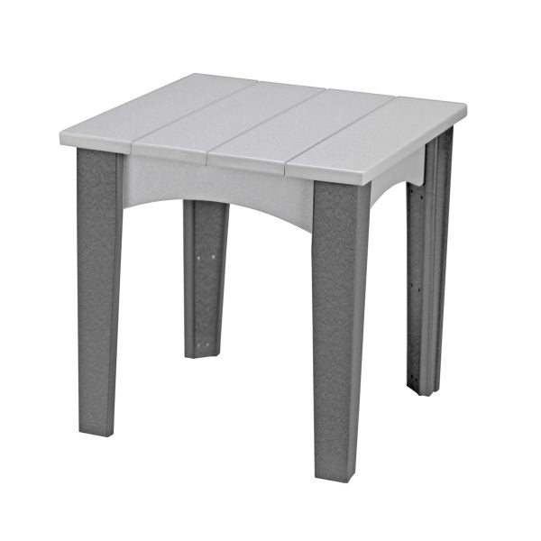 LuxCraft  Island End Table  Luxcraft Dove Gray / Slate  