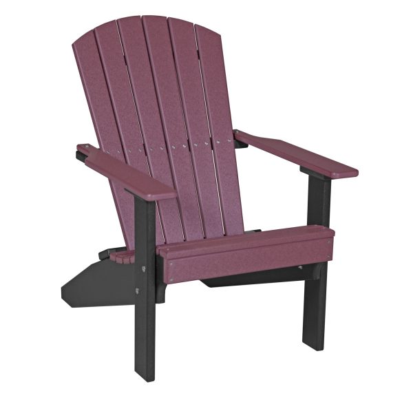 LuxCraft Lakeside Adirondack Chair ArmChair Luxcraft Cherrywood / Black  