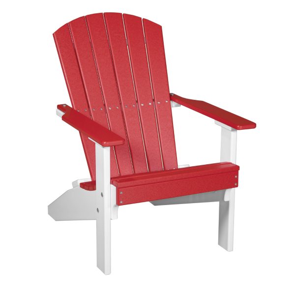 LuxCraft Lakeside Adirondack Chair ArmChair Luxcraft Red / White  