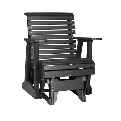 LuxCraft 2′ Plain Glider Chair  Luxcraft Black  