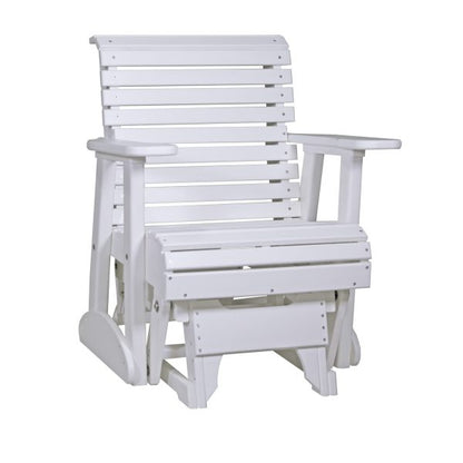 LuxCraft 2′ Plain Glider Chair  Luxcraft White  