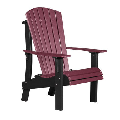 LuxCraft Royal Adirondack Chair  Luxcraft Cherrywood / Black  