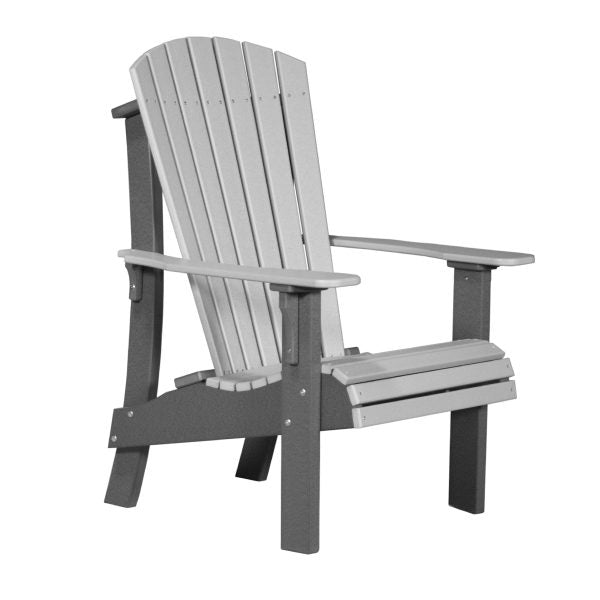 LuxCraft Royal Adirondack Chair  Luxcraft Dove Gray / Slate  