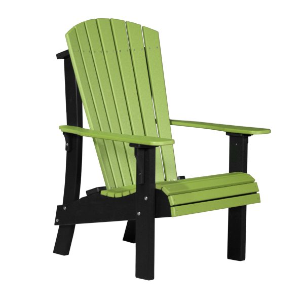 LuxCraft Royal Adirondack Chair  Luxcraft Lime Green / Black  