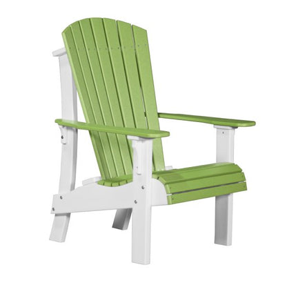 LuxCraft Royal Adirondack Chair  Luxcraft Lime Green / White  