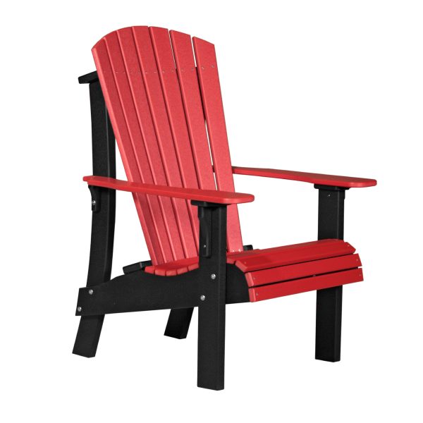 LuxCraft Royal Adirondack Chair  Luxcraft Red / Black  