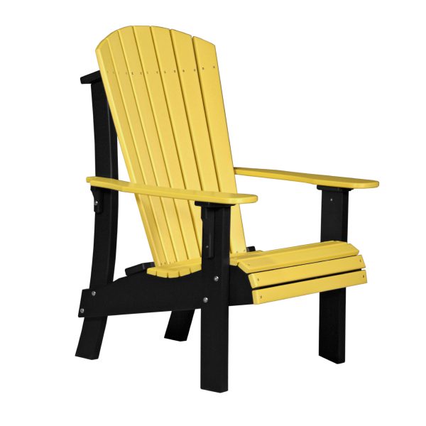 LuxCraft Royal Adirondack Chair  Luxcraft Yellow / Black  