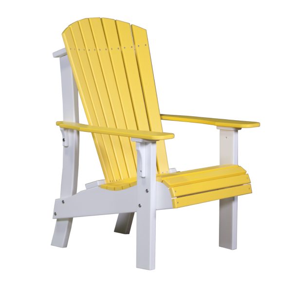 LuxCraft Royal Adirondack Chair  Luxcraft Yellow / White  