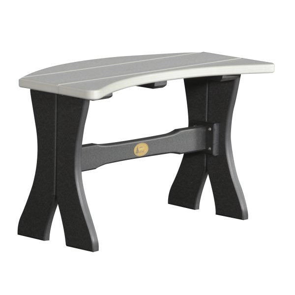 LuxCraft  28″ Table Bench  Luxcraft Dove Gray / Black  