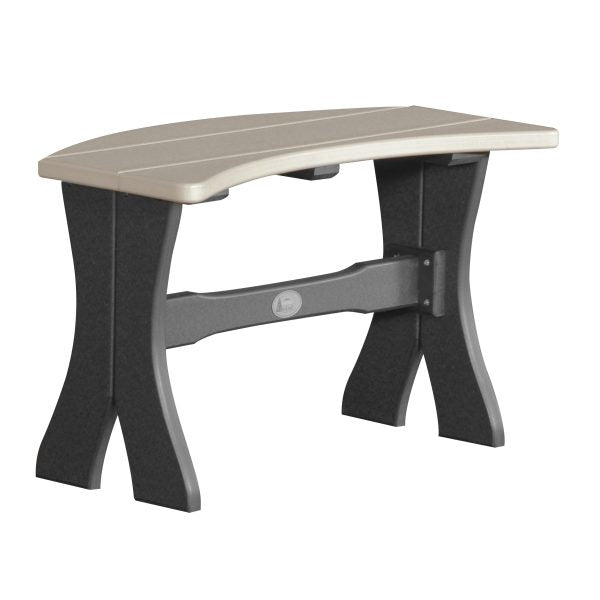 LuxCraft  28″ Table Bench  Luxcraft Weatherwood / Black  