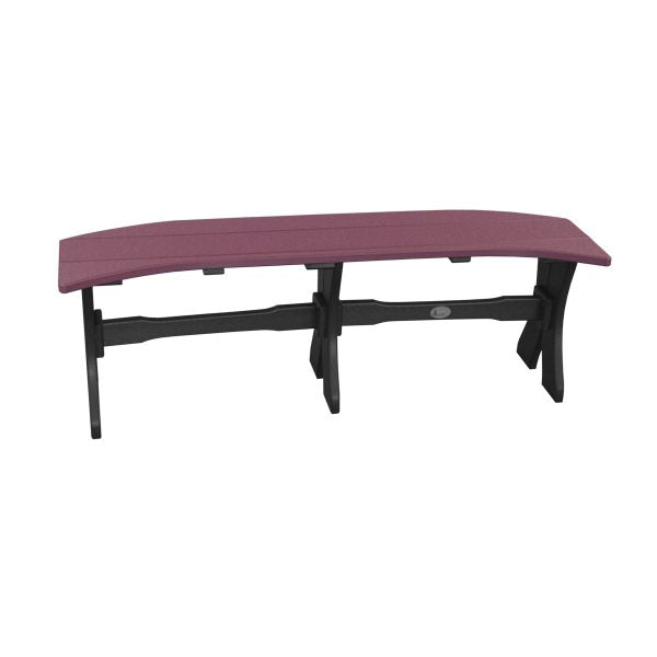 LuxCraft  52″ Table Bench  Luxcraft Cherrywood / Black  