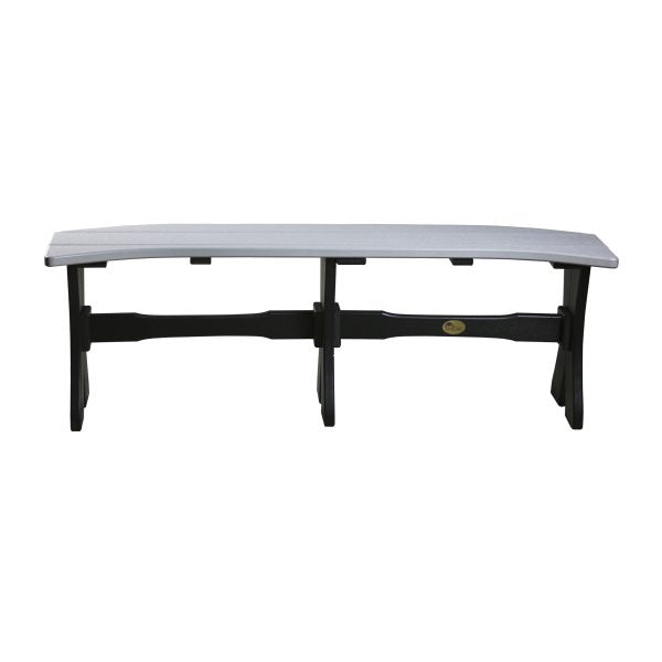 LuxCraft  52″ Table Bench  Luxcraft Dove Gray / Black  