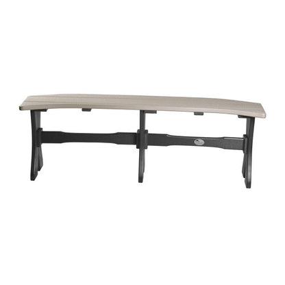 LuxCraft  52″ Table Bench  Luxcraft Weatherwood / Black  