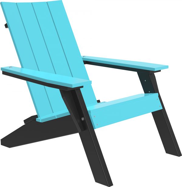 LuxCraft Urban Adirondack Chair  Luxcraft Aruba Blue / Black  