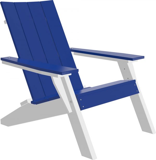 LuxCraft Urban Adirondack Chair  Luxcraft Blue / White  