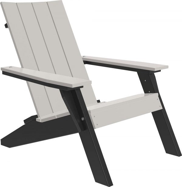 LuxCraft Urban Adirondack Chair  Luxcraft Dove Gray / Black  
