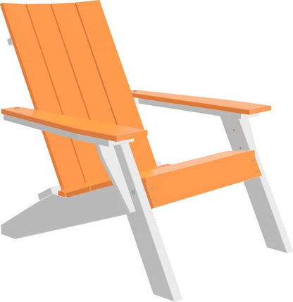 LuxCraft Urban Adirondack Chair  Luxcraft Tangerine / White  