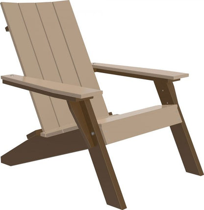 LuxCraft Urban Adirondack Chair  Luxcraft Weatherwood / Chestnut Brown  