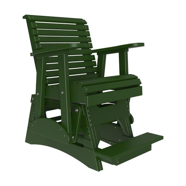 LuxCraft 2′ Plain Balcony Glider Chair Chair Luxcraft Green  