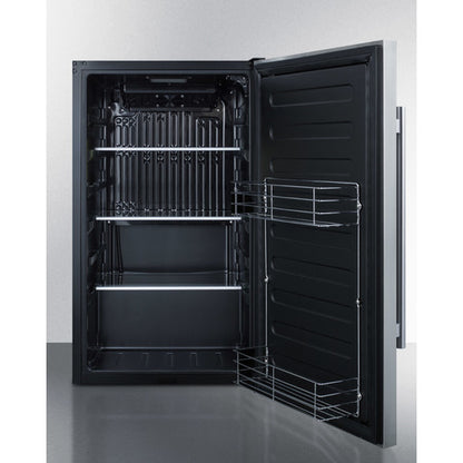 Shallow Depth Outdoor Built-In All-Refrigerator, ADA Compliant Refrigerator Summit   